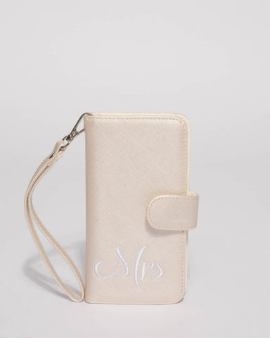 Ivory Wifey Iphone 6, 7 & 8 Plus Purse