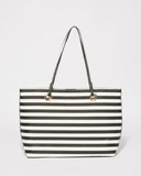 Monochrome Stripe Alana Tote Bag