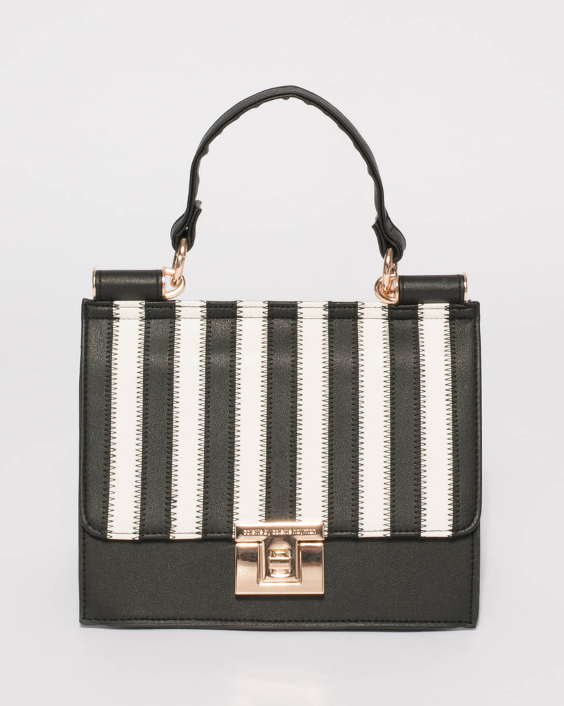 Monochrome Lyla Top Handle Tote Bag