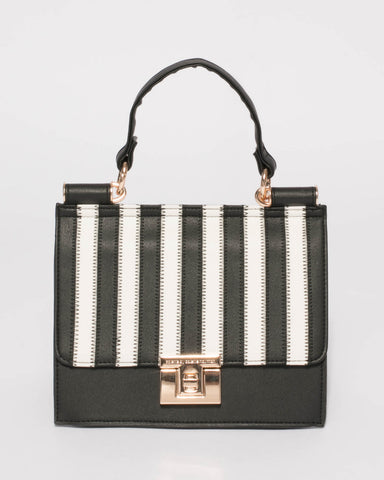 Monochrome Lyla Top Handle Tote Bag