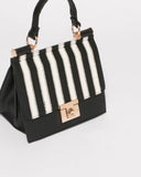 Monochrome Lyla Top Handle Tote Bag