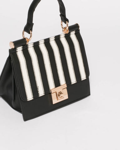 Monochrome Lyla Top Handle Tote Bag