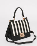 Monochrome Lyla Top Handle Tote Bag