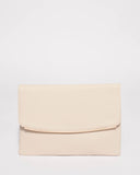 Ivory Sienna Flat Clutch Bag