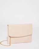 Ivory Sienna Flat Clutch Bag