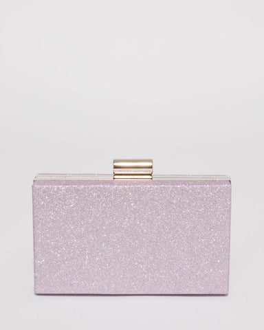 Purple Sally Hardcase Clutch Bag