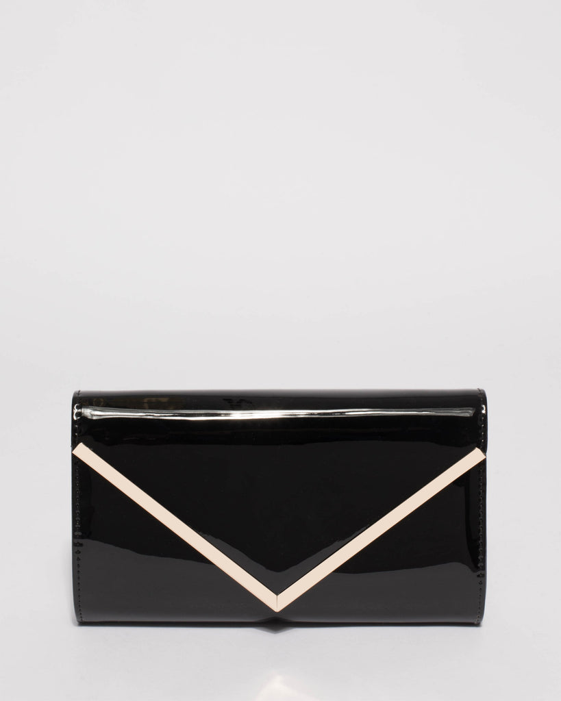 Black Lucy Evening Clutch Bag