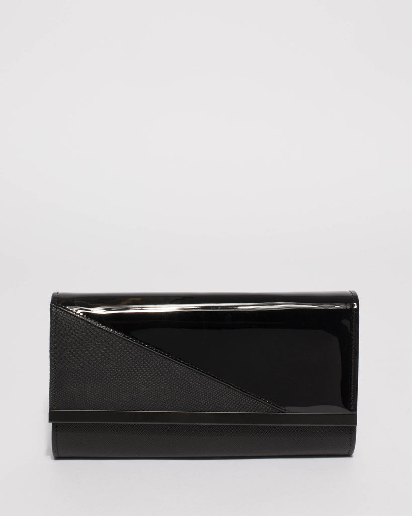Black Alexa Evening Clutch Bag