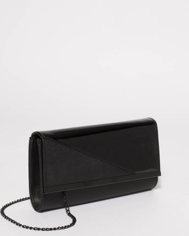 Black Alexa Evening Clutch Bag