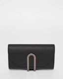 Black Shal Small Hardware Clutch Bag