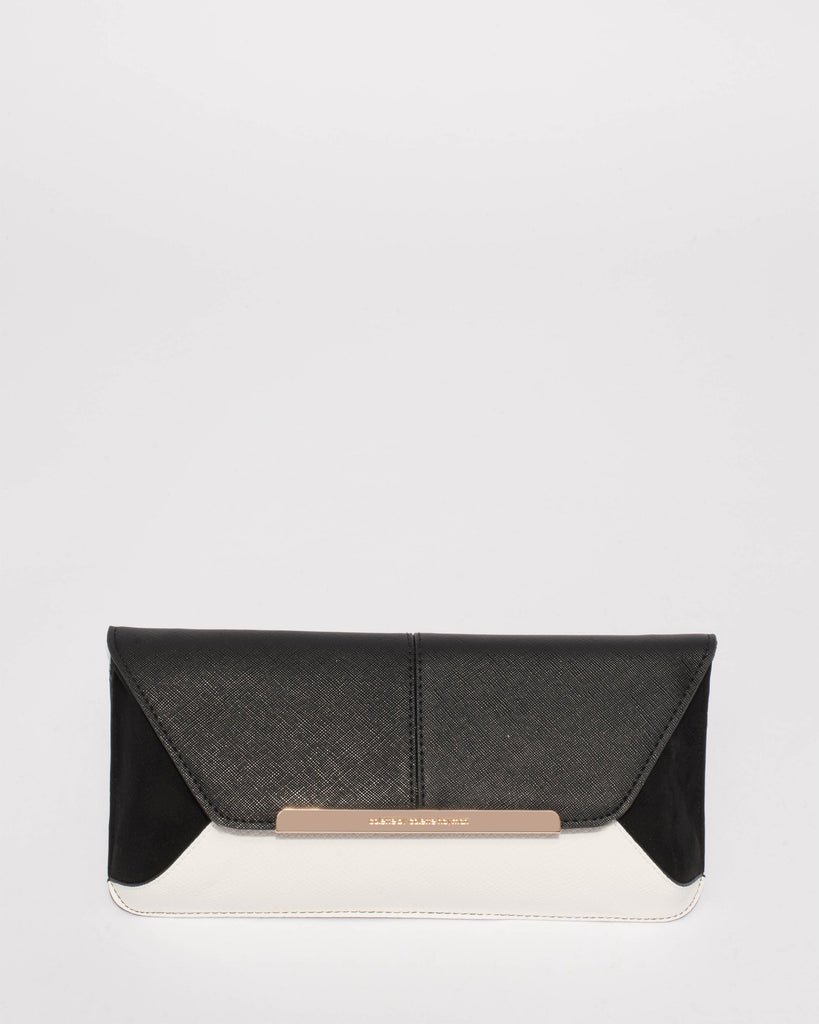 Monochrome Eden Evening Clutch Bag