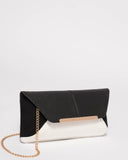 Monochrome Eden Evening Clutch Bag