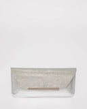 Silver Eden Evening Clutch Bag