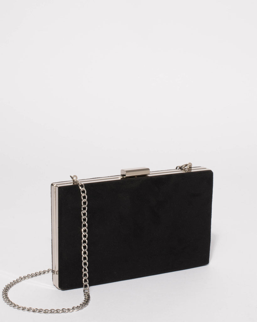 Black Fergi Evening Clutch Bag