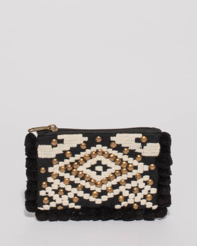 Monochrome Ayla Woven Purse