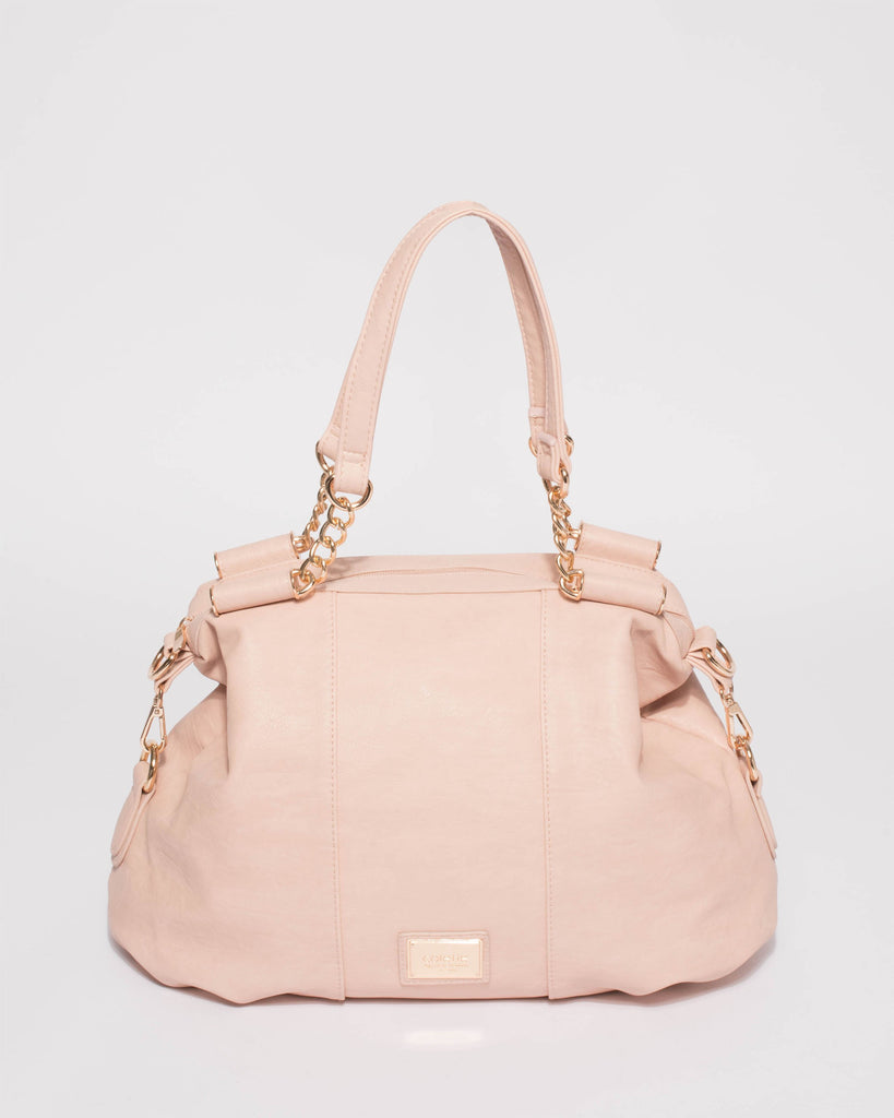 Pink Akira Soft Hobo Bag