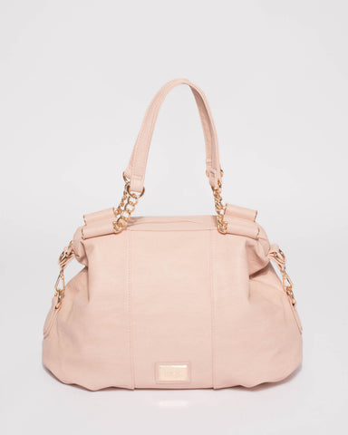 Pink Akira Soft Hobo Bag