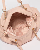 Pink Akira Soft Hobo Bag
