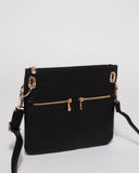 Black Keya Small Bag With Gold Hardware