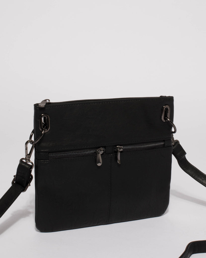 Black Keya Small Bag With Gunmetal Hardware