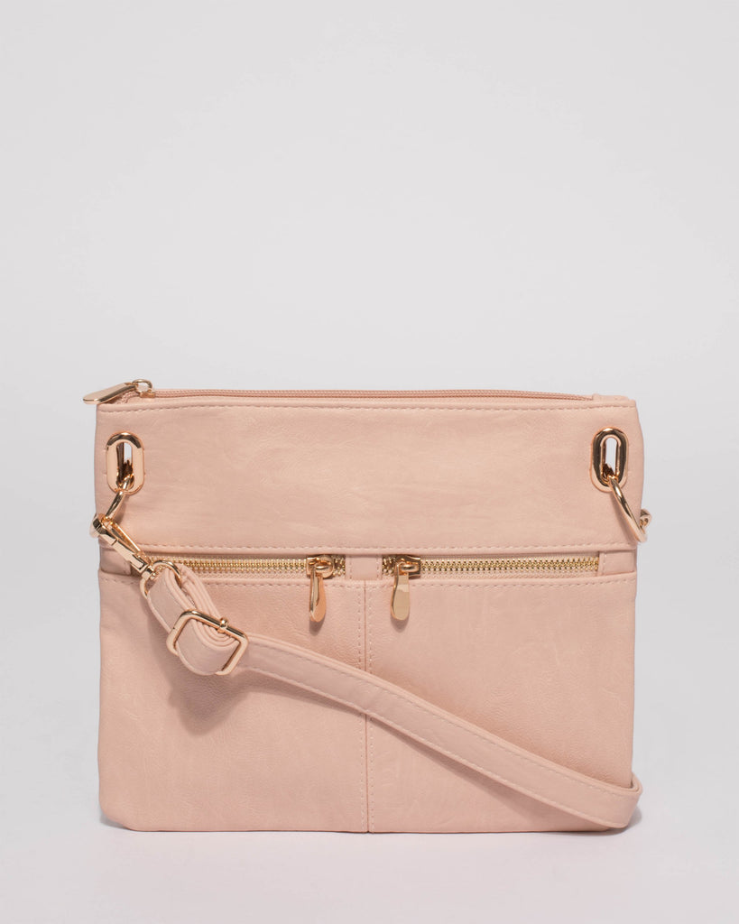 Pink Keya Small Bag With Gold Hardware