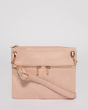 Pink Keya Small Bag With Gold Hardware