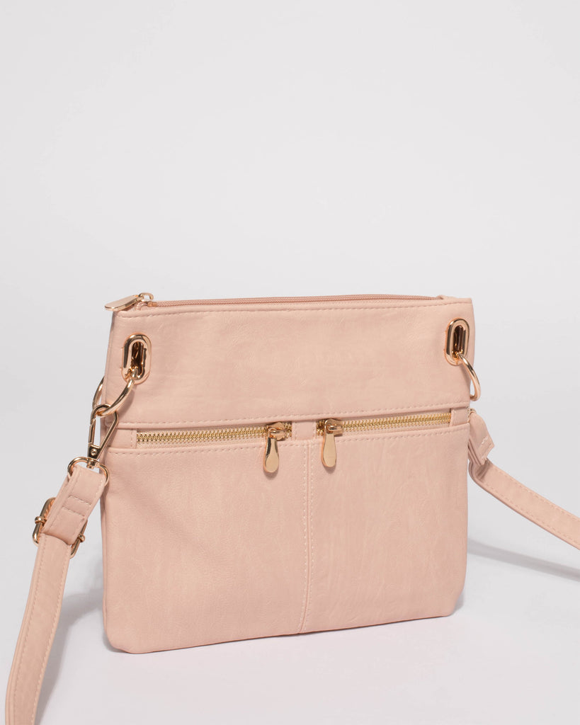 Pink Keya Small Bag With Gold Hardware