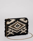 Monochrome Weave Ayla Peta Crossbody bag