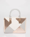 Multi Colour June Panel Tote Bag