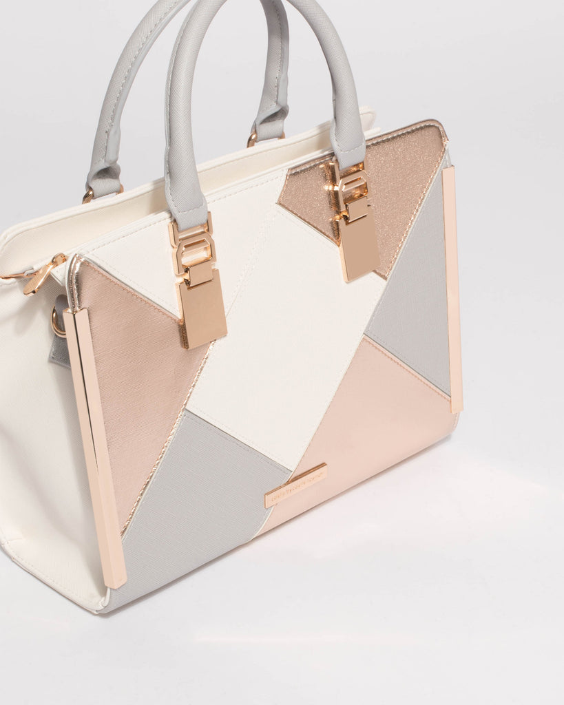 Multi Colour June Panel Tote Bag