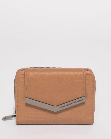 Caramel Blake Arrow Mini Wallet