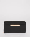 Black Sandy Large Wallet