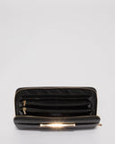 Black Sandy Large Wallet