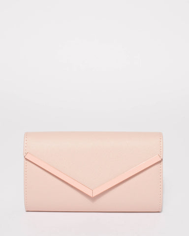 Pink Cindy Evening Clutch Bag