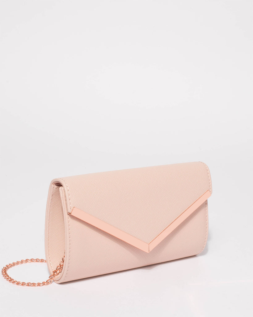 Pink Cindy Evening Clutch Bag