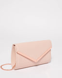 Pink Cindy Evening Clutch Bag