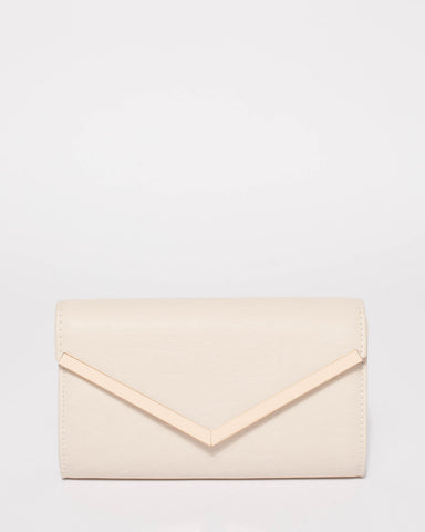 Ivory Cindy Evening Clutch Bag