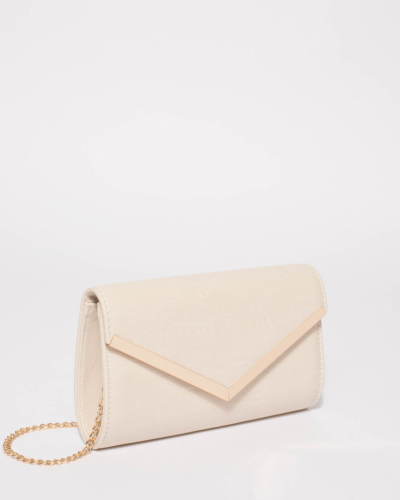 Ivory Cindy Evening Clutch Bag