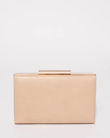 Beige Jaimi Clutch Bag