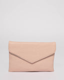 Pink Smooth Samantha Clutch Bag