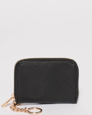 Black Kiara Keyring Purse
