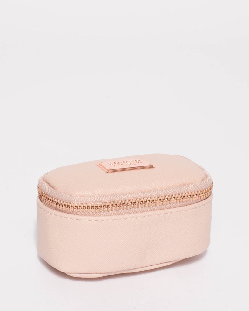 Pink Jewel Purse With Rose Gold Hardware