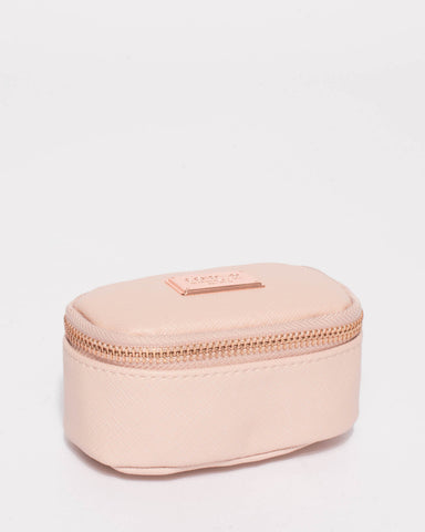 Pink Jewel Purse With Rose Gold Hardware