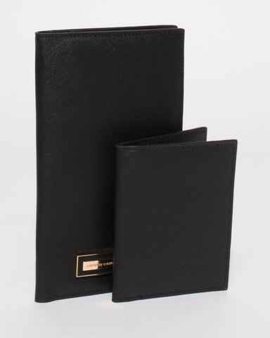 Black Toni Travel Wallet