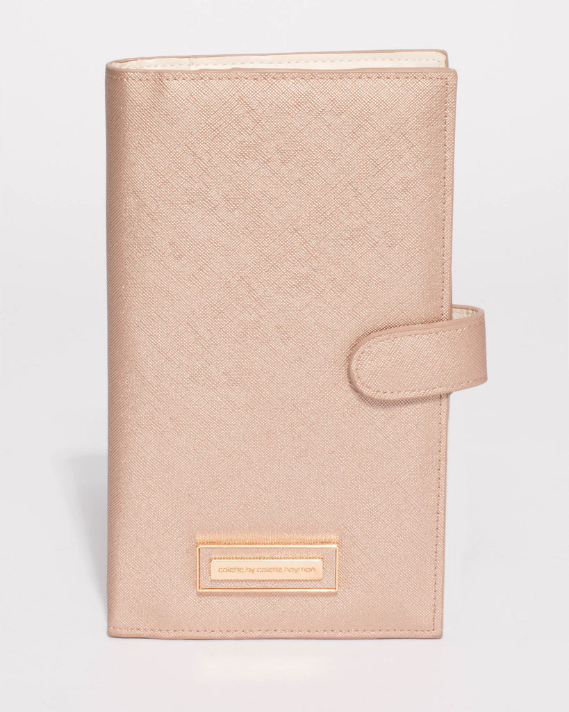 Rose Gold Toni Travel Wallet