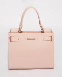 Pink Stephanie Square Tote Bag