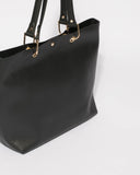 Black Annabel Large Tote Bag