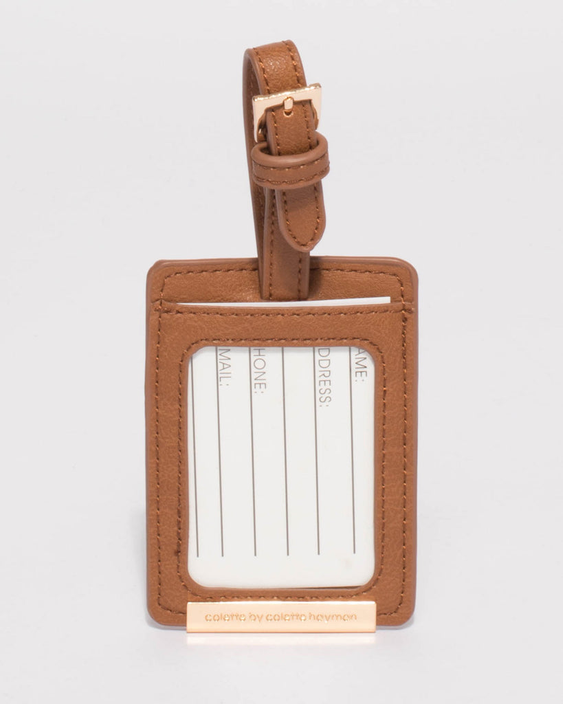 Tan Vaycay Luggage Tag