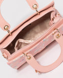 Pink Floral Ella Medium Tote Bag