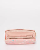 Pink Floral Travel Multi Wallet